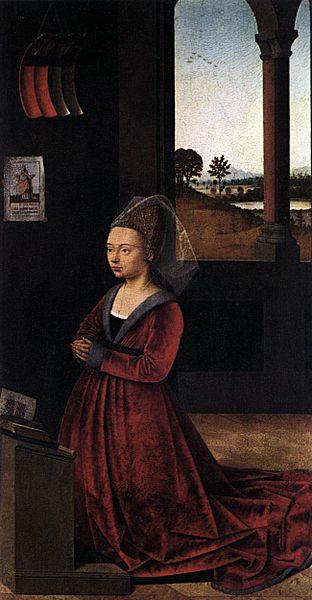 Petrus Christus Wife of a Donator Germany oil painting art
